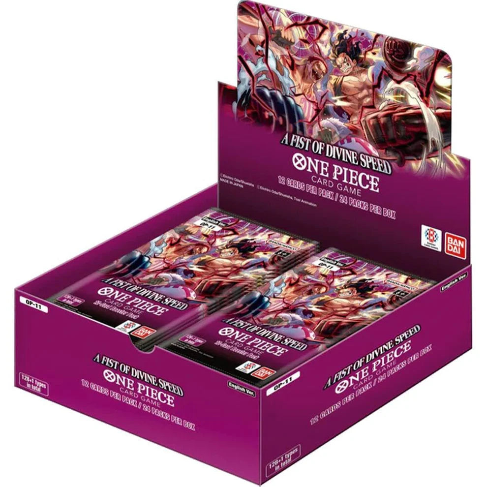 ONE PIECE OP-11 A FIST OF DIVINE SPEED BOOSTER BOX ENGLISH