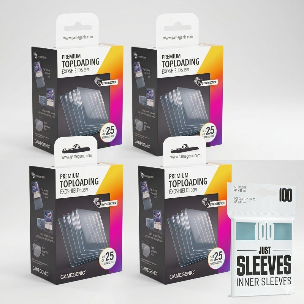 100 PREMIUM TOPLOADING EXOSHIELD 35PT AND 100 INNER SLEEVES