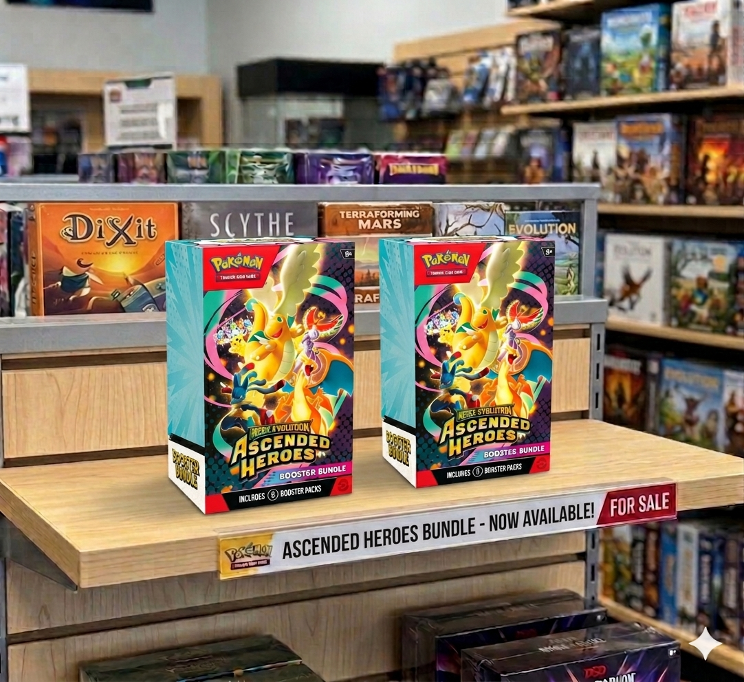 POKEMON  -  MEGA EVOLUTION  -  ASCENDED HEROES - 2 BOOSTER BUNDLES (ENGLISH)