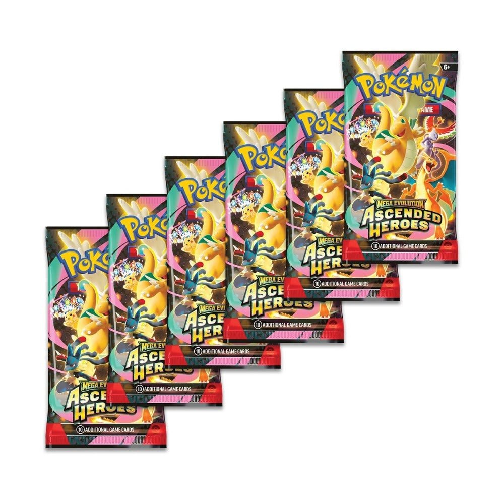 POKEMON  -  MEGA EVOLUTION  -  ASCENDED HEROES - 2 BOOSTER BUNDLES (ENGLISH)