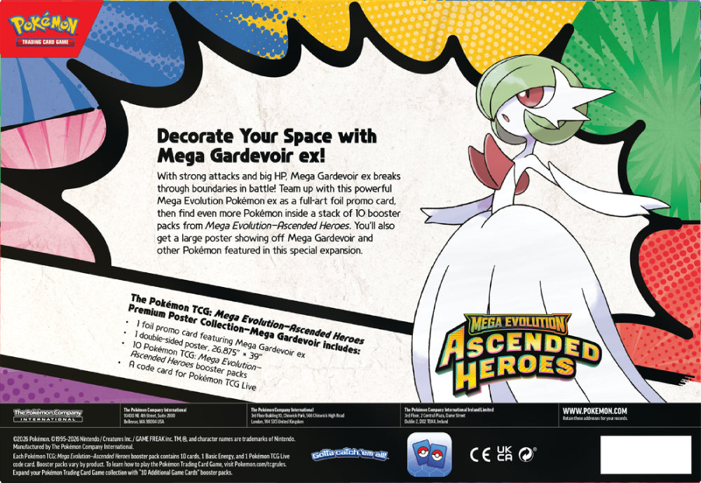 POKEMON - ASCENDED HEROES - PREMIUM POSTER COLLECTION - MEGA GARDEVOIR (ENGLISH)