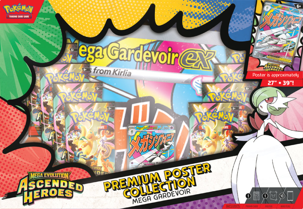POKEMON - ASCENDED HEROES - PREMIUM POSTER COLLECTION - MEGA GARDEVOIR (ENGLISH)