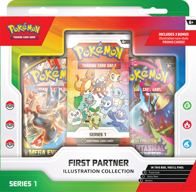 Pokemon First Partner Booster Illustration Collections - Series 1 English