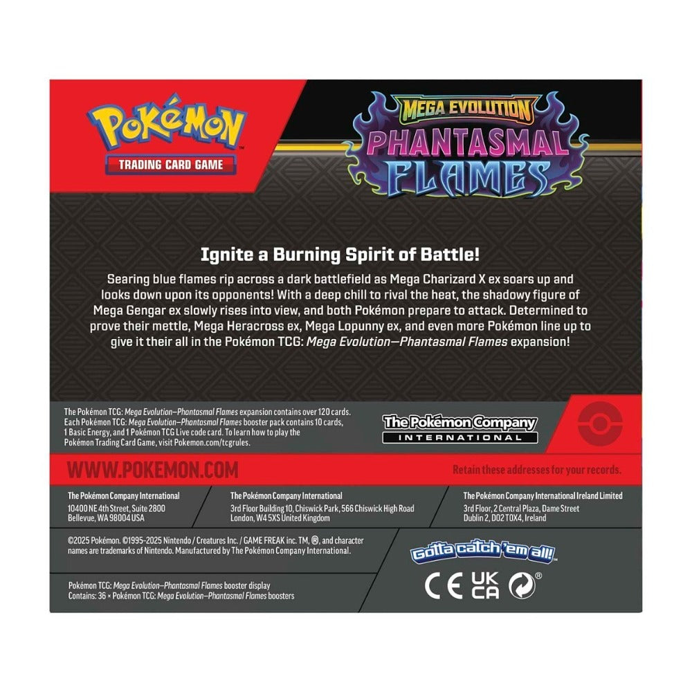 POKEMON PHANTASMAL FLAMES BOOSTER BOX ENGLISH